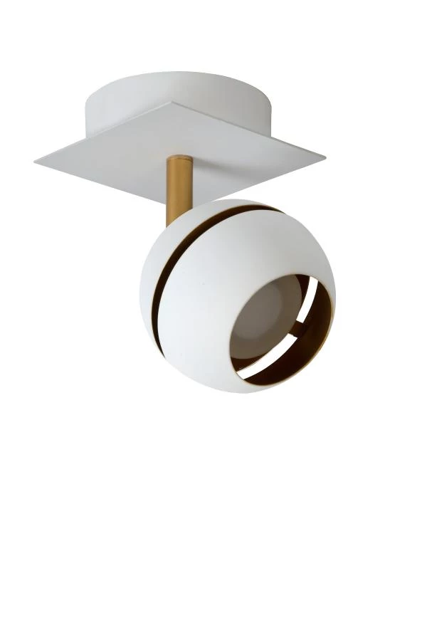 Lucide BINARI - Spot plafond - LED - 1x4,5W 2700K - Blanc - éteint